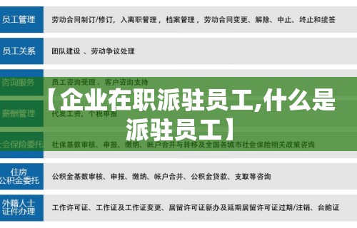 【企业在职派驻员工,什么是派驻员工】