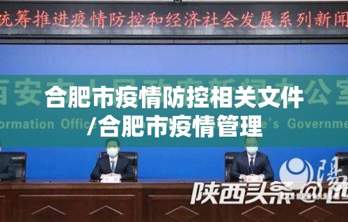 合肥市疫情防控相关文件/合肥市疫情管理