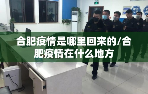 合肥疫情是哪里回来的/合肥疫情在什么地方