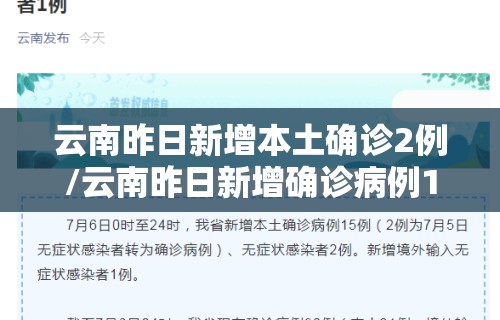 云南昨日新增本土确诊2例/云南昨日新增确诊病例11例 云南昨日新增本土确诊2例/云南昨日新增确诊病例11例