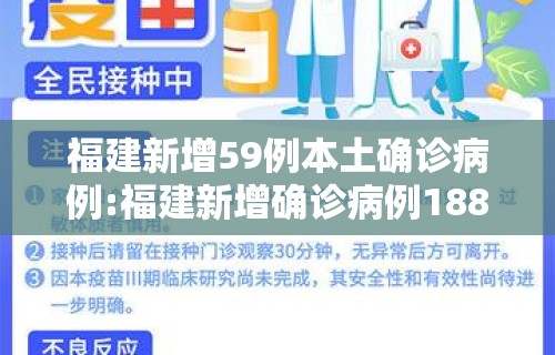 福建新增59例本土确诊病例:福建新增确诊病例1886例