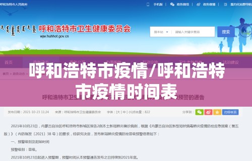 呼和浩特市疫情/呼和浩特市疫情时间表