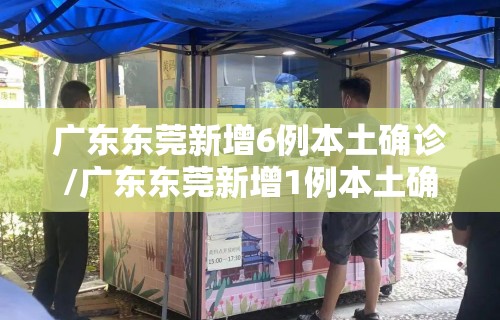 广东东莞新增6例本土确诊/广东东莞新增1例本土确诊活动轨迹