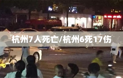 杭州7人死亡/杭州6死17伤