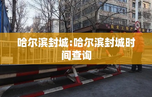 哈尔滨封城:哈尔滨封城时间查询