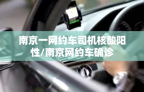 南京一网约车司机核酸阳性/南京网约车确诊
