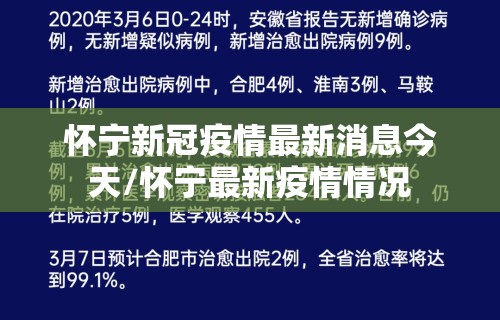 怀宁新冠疫情最新消息今天/怀宁最新疫情情况