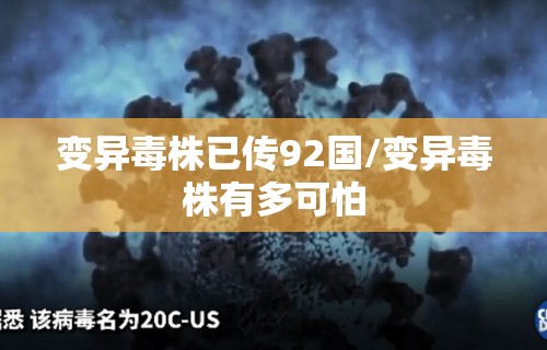 变异毒株已传92国/变异毒株有多可怕