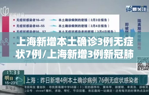 上海新增本土确诊3例无症状7例/上海新增3例新冠肺炎本土确诊病例 上海新增本土确诊3例无症状7例/上海新增3例新冠肺炎本土确诊病例