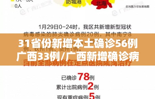 31省份新增本土确诊56例广西33例/广西新增确诊病例13例