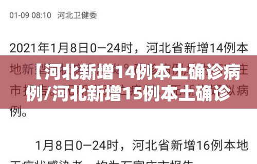 【河北新增14例本土确诊病例/河北新增15例本土确诊病】 【河北新增14例本土确诊病例/河北新增15例本土确诊病】