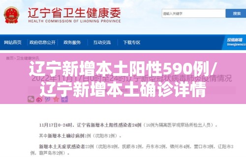 辽宁新增本土阳性590例/辽宁新增本土确诊详情