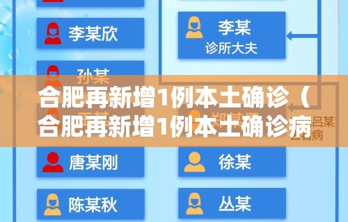 合肥再新增1例本土确诊（合肥再新增1例本土确诊病例）