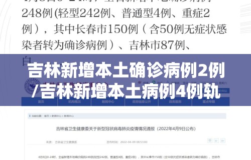 吉林新增本土确诊病例2例/吉林新增本土病例4例轨迹